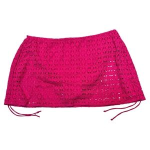 FREYA Nomad Nights PINK/ROSE L. Swim Skirt w/Hidden Full Bikini Bottom UNWORN